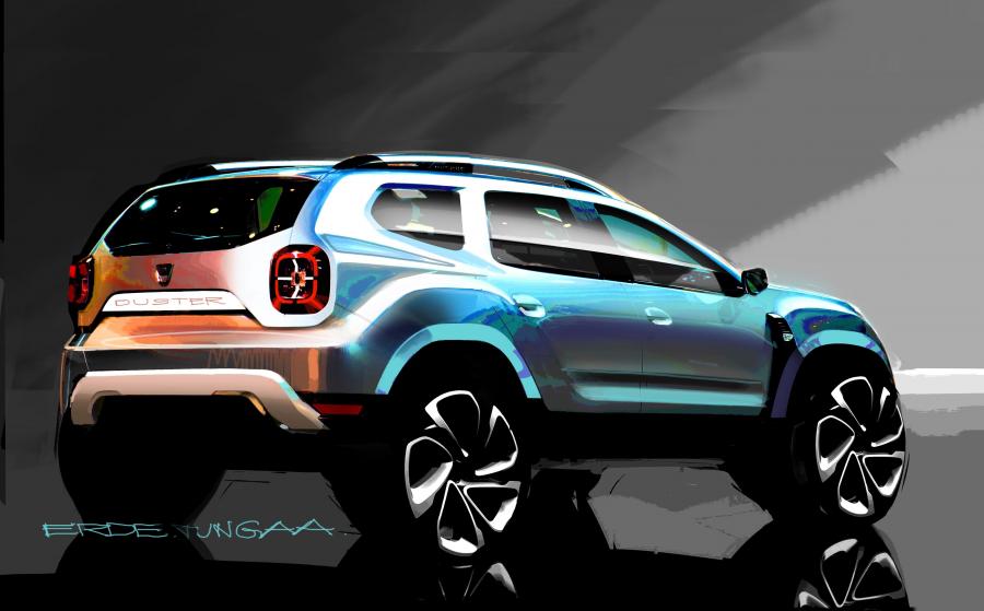 Эскиз Dacia Duster 2017 года  (WW) (фото 5 из 257)